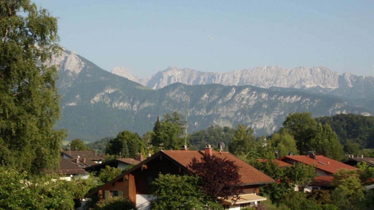 Blick zum Kaisergebirge vom Balkon Blick zum Kaisergebirge vom Balkon